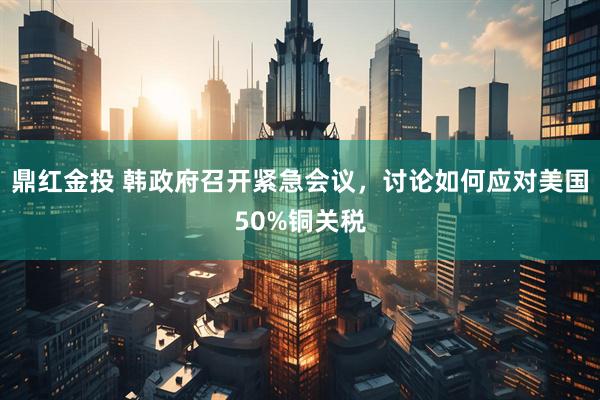 鼎红金投 韩政府召开紧急会议，讨论如何应对美国50%铜关税